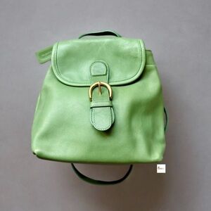 Vintage Coach Pear Green Bantam Mini Backpack Bag 4152 USA